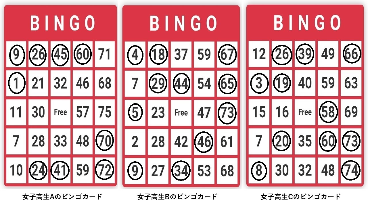 ビンゴカードその２４